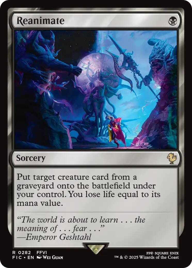 Reanimate (Surge Foil) [FINAL FANTASY Commander] | Lots Moore NSW