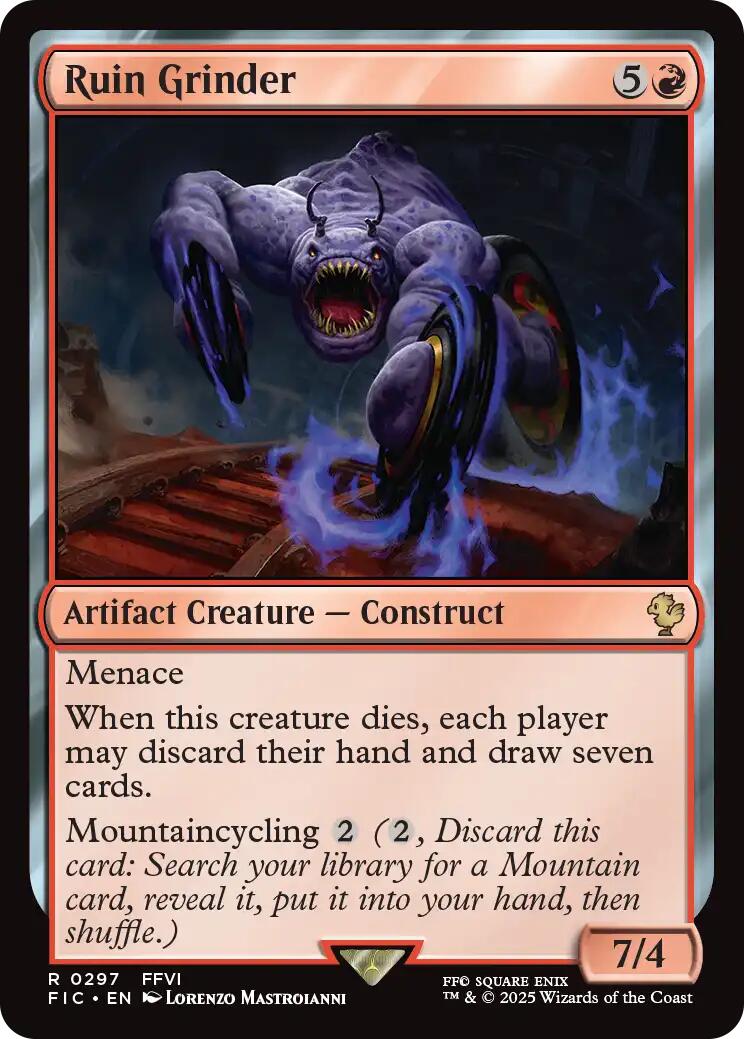 Ruin Grinder (Surge Foil) [FINAL FANTASY Commander] | Lots Moore NSW