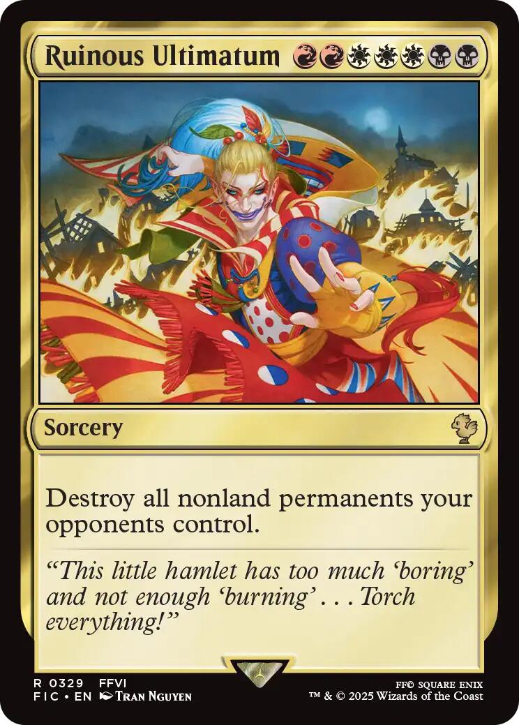 Ruinous Ultimatum (Surge Foil) [FINAL FANTASY Commander] | Lots Moore NSW