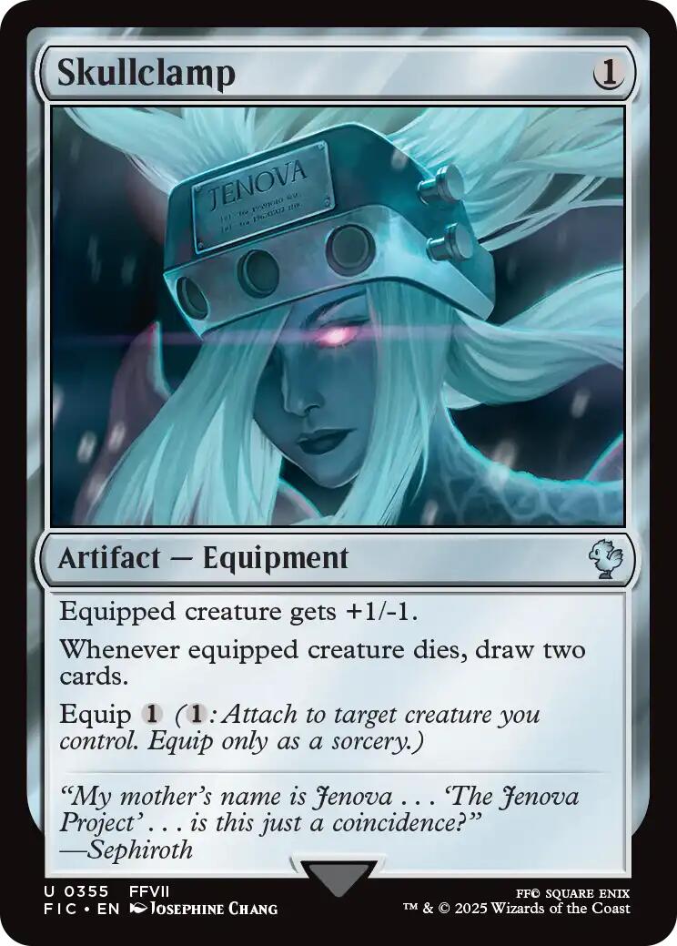 Skullclamp (Surge Foil) [FINAL FANTASY Commander] | Lots Moore NSW