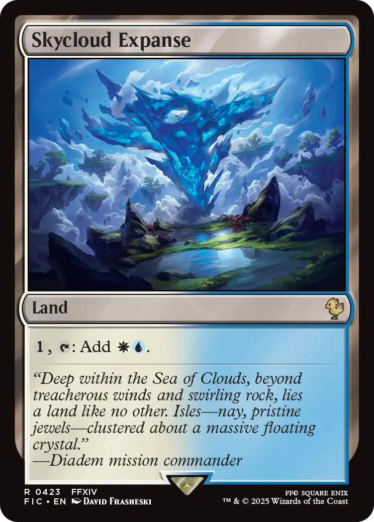 Skycloud Expanse (Surge Foil) [FINAL FANTASY Commander] | Lots Moore NSW