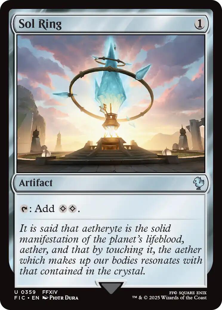 Sol Ring (0359) (Surge Foil) [FINAL FANTASY Commander] | Lots Moore NSW