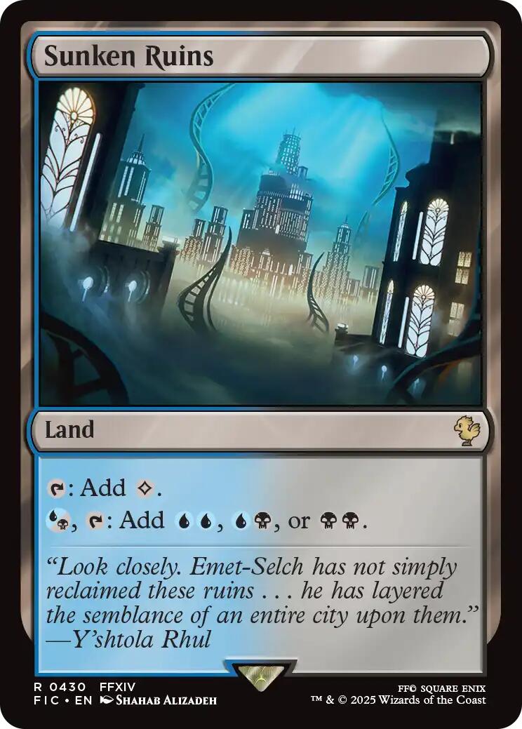 Sunken Ruins (Surge Foil) [FINAL FANTASY Commander] | Lots Moore NSW