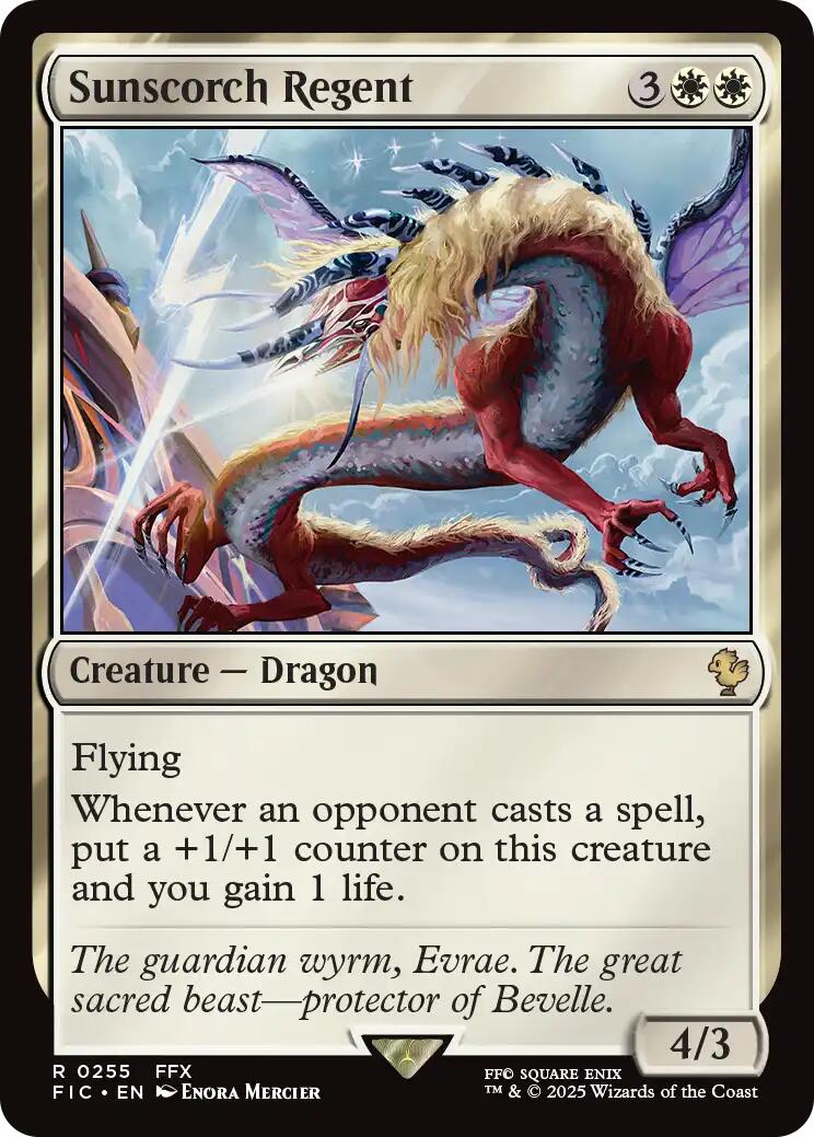 Sunscorch Regent (Surge Foil) [FINAL FANTASY Commander] | Lots Moore NSW