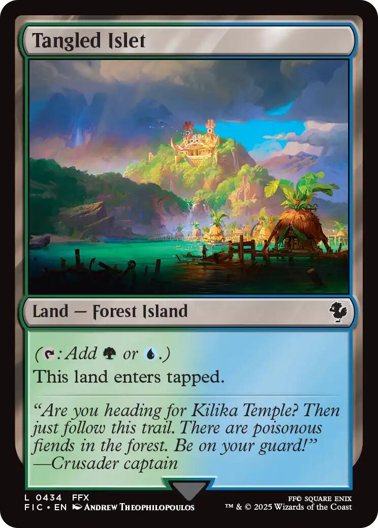 Tangled Islet (Surge Foil) [FINAL FANTASY Commander] | Lots Moore NSW