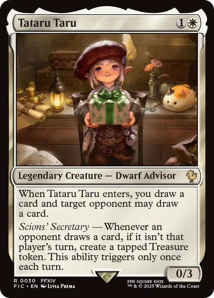 Tataru Taru (Surge Foil) [FINAL FANTASY Commander] | Lots Moore NSW