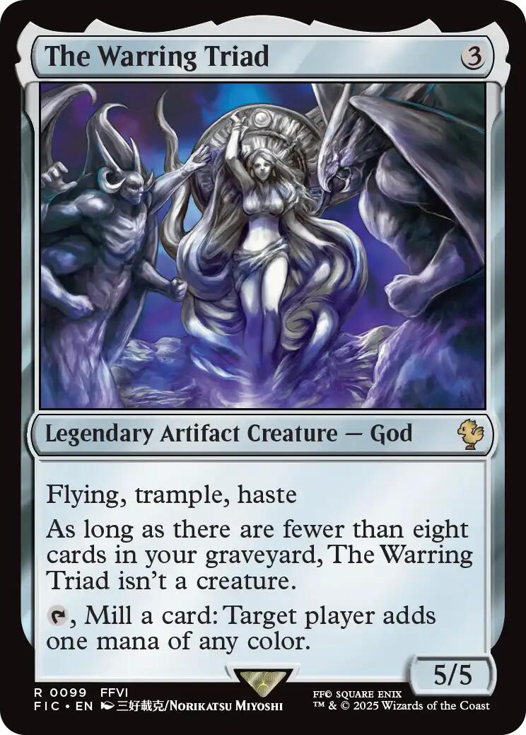 The Warring Triad (Surge Foil) [FINAL FANTASY Commander] | Lots Moore NSW