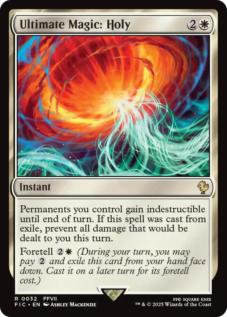 Ultimate Magic: Holy (Surge Foil) [FINAL FANTASY Commander] | Lots Moore NSW