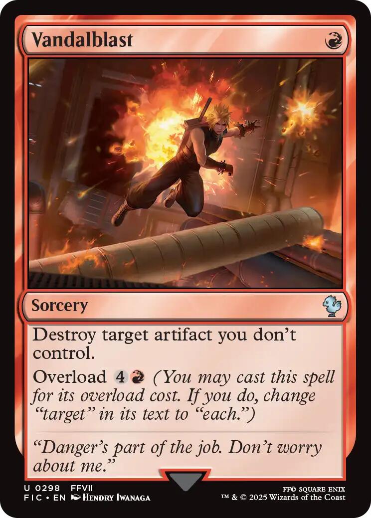 Vandalblast (Surge Foil) [FINAL FANTASY Commander] | Lots Moore NSW