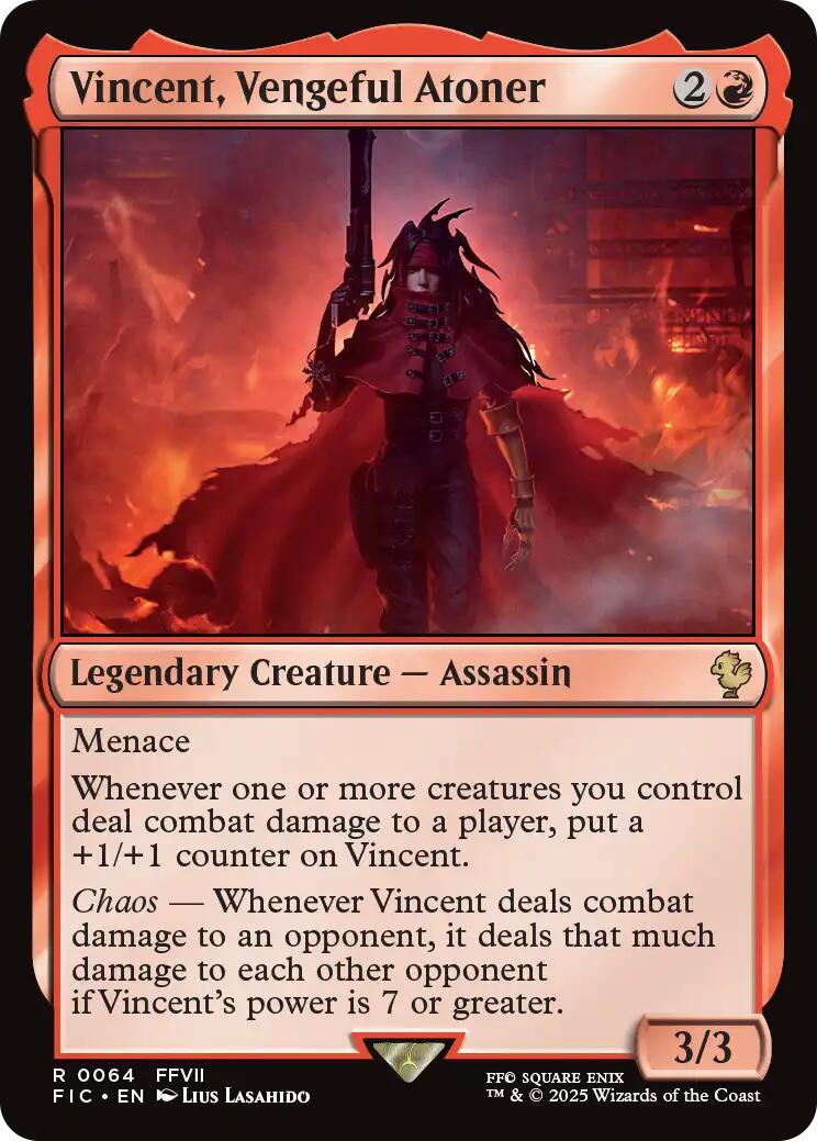 Vincent, Vengeful Atoner (Surge Foil) [FINAL FANTASY Commander] | Lots Moore NSW
