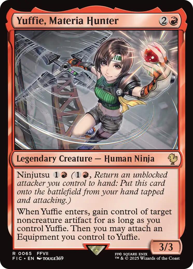 Yuffie, Materia Hunter (Surge Foil) [FINAL FANTASY Commander] | Lots Moore NSW