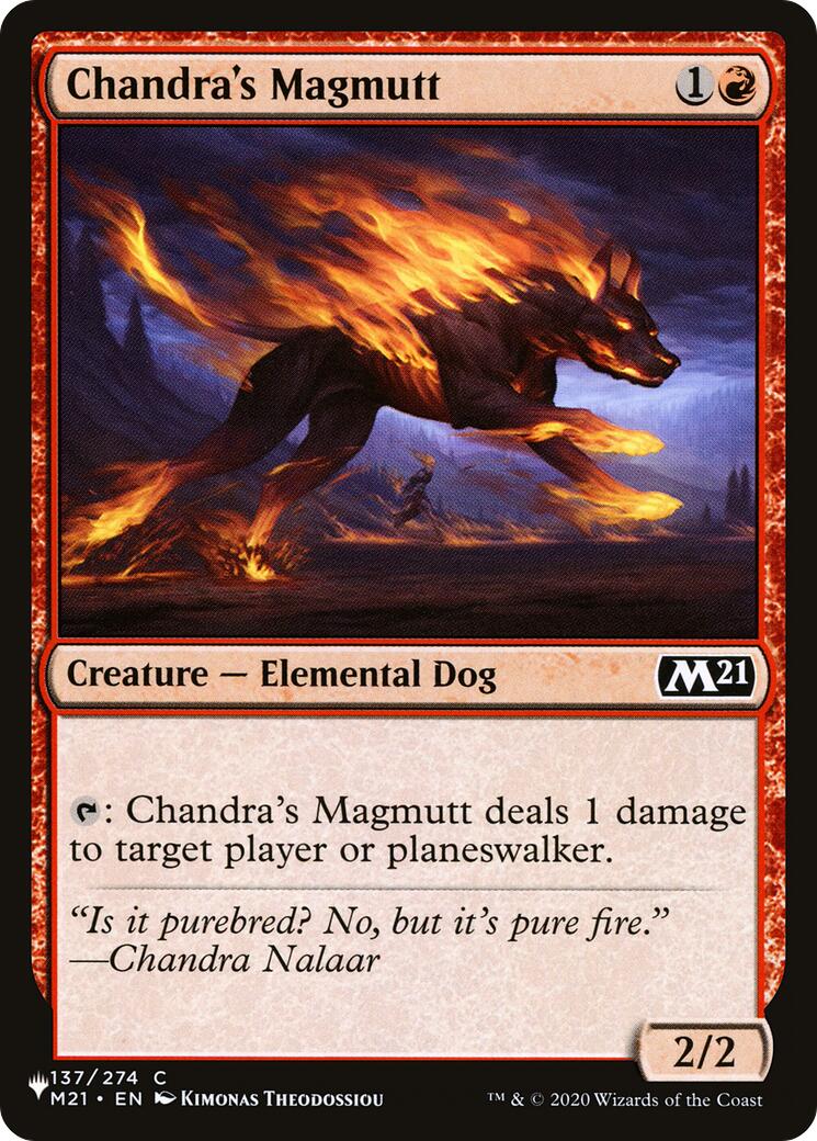 Chandra's Magmutt [The List] | Lots Moore NSW