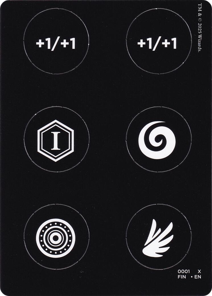 Punch Card Token (0001 // 0002) [FINAL FANTASY Tokens] | Lots Moore NSW