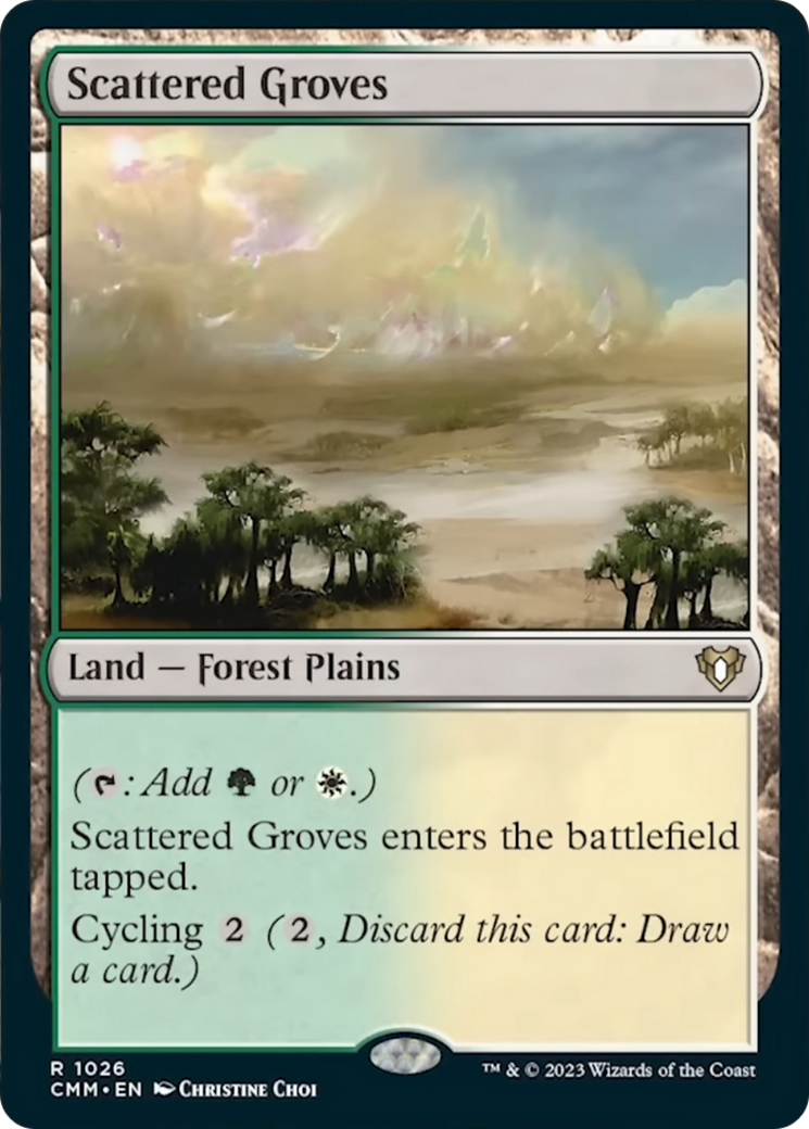 Scattered Groves [Commander Masters] | Lots Moore NSW