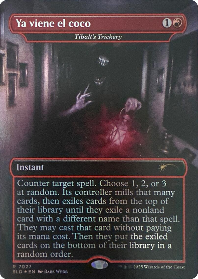Ya viene el coco - Tibalt's Trickery (Rainbow Foil) [Secret Lair Drop Series] | Lots Moore NSW