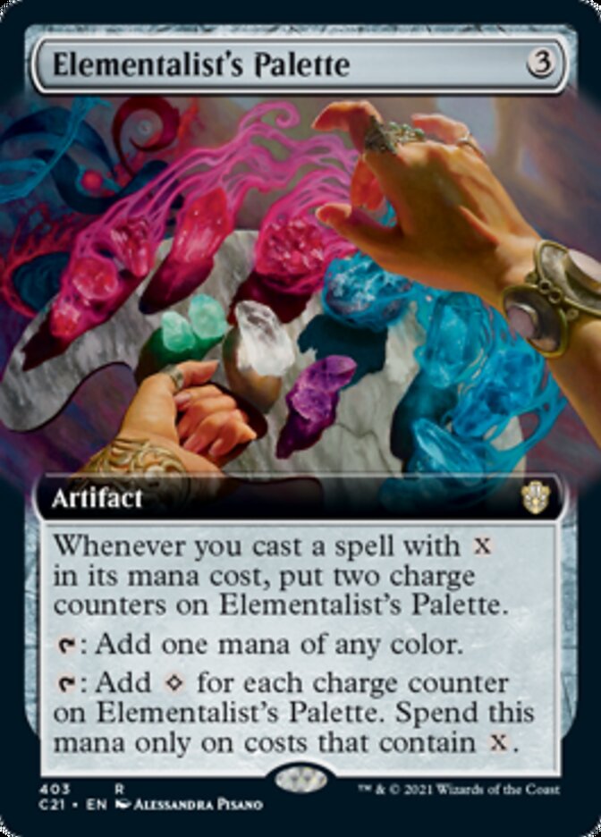 Elementalist's Palette (Extended Art) [Commander 2021] | Lots Moore NSW