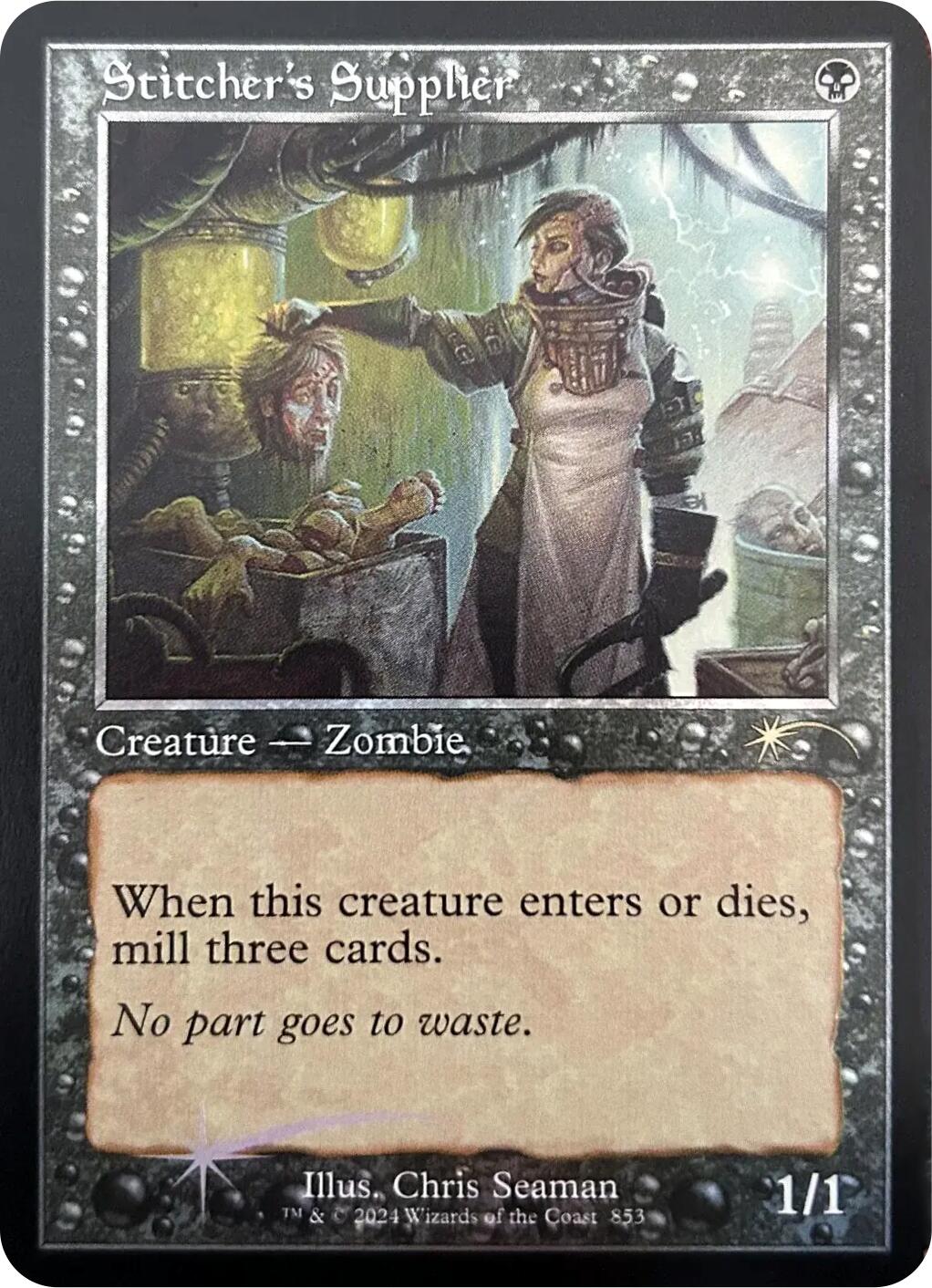 Stitcher's Supplier (Retro Frame) [Secret Lair Drop Series] | Lots Moore NSW