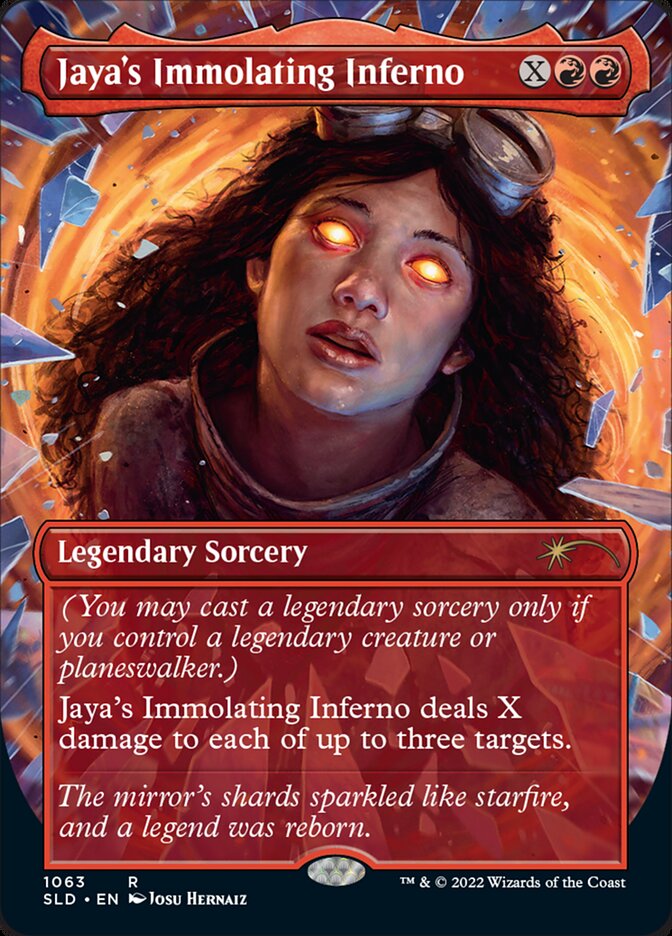 Jaya's Immolating Inferno (Borderless) [Secret Lair Drop Series] | Lots Moore NSW