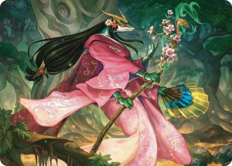 Sakiko, Mother of Summer Art Card [Commander Masters Art Series] | Lots Moore NSW