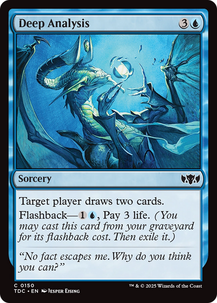 Deep Analysis [Tarkir: Dragonstorm Commander] | Lots Moore NSW