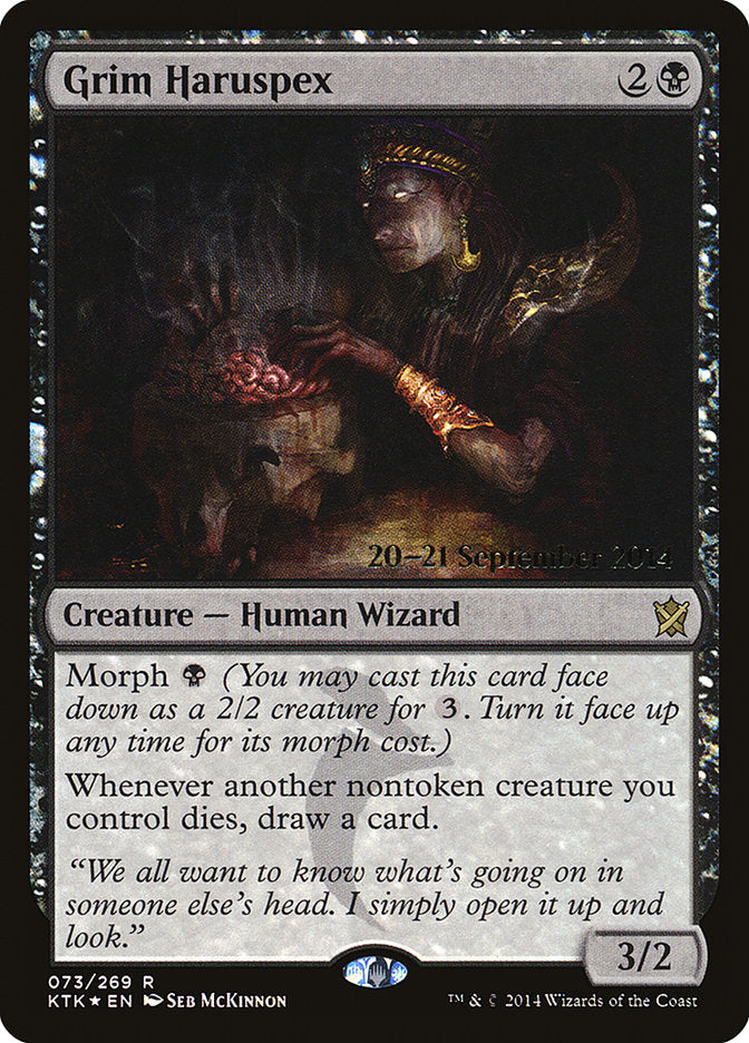 Grim Haruspex [Khans of Tarkir Prerelease Promos] | Lots Moore NSW