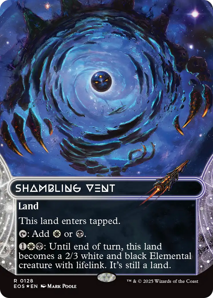Shambling Vent (0128) (Borderless) (Galaxy Foil) [Edge of Eternities: Stellar Sights] | Lots Moore NSW
