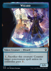 Kor Warrior // Wizard Double-Sided Token [Commander Legends: Battle for Baldur's Gate Tokens] | Lots Moore NSW