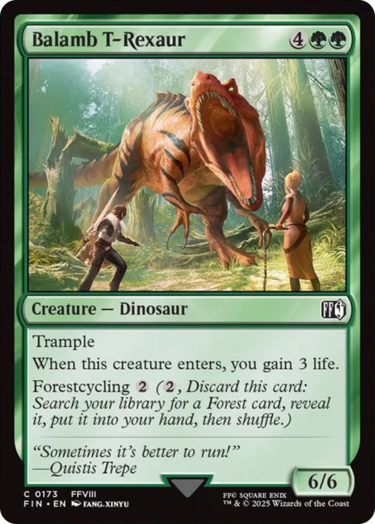 Balamb T-Rexaur [FINAL FANTASY] | Lots Moore NSW