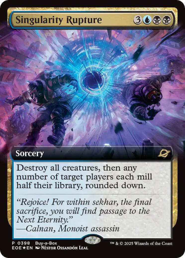 Singularity Rupture (Extended Art) (Buy-A-Box) [Edge of Eternities] | Lots Moore NSW