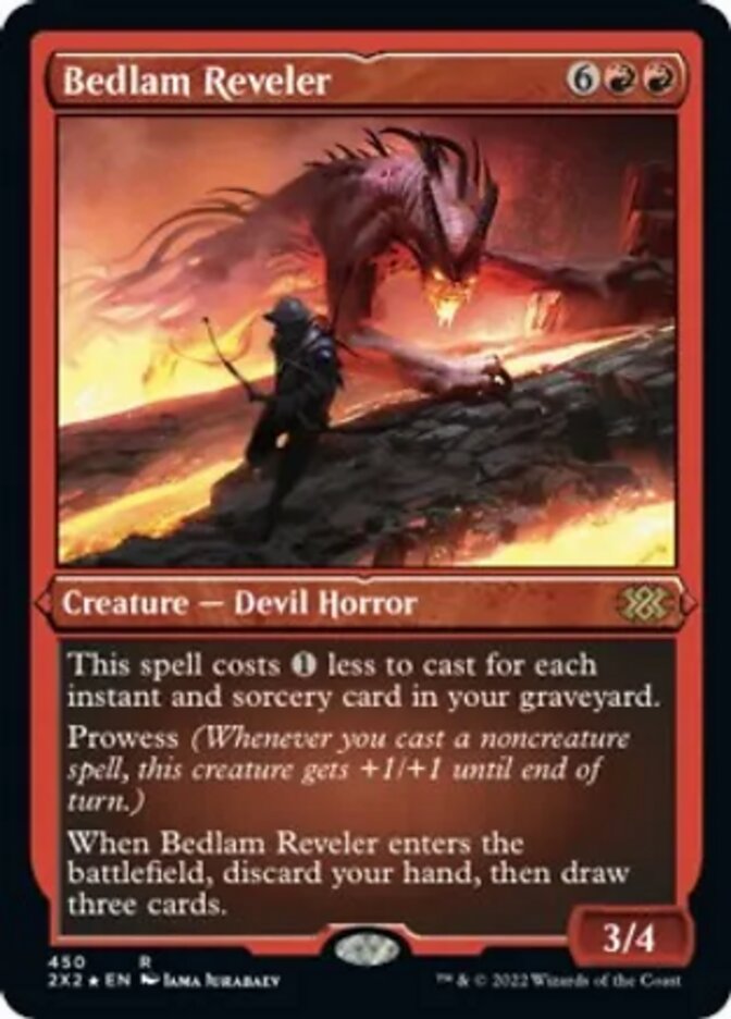 Bedlam Reveler (Foil Etched) [Double Masters 2022] | Lots Moore NSW