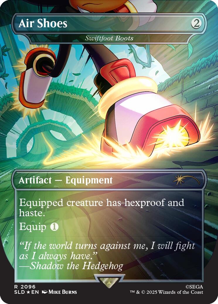 Air Shoes - Swiftfoot Boots (Rainbow Foil) [Secret Lair Drop Series] | Lots Moore NSW