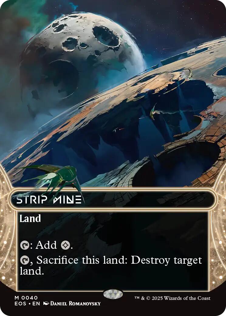 Strip Mine (0040) (Borderless) [Edge of Eternities: Stellar Sights] | Lots Moore NSW