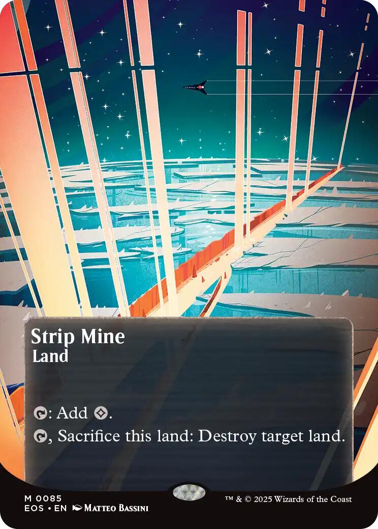 Strip Mine (0085) (Borderless) [Edge of Eternities: Stellar Sights] | Lots Moore NSW