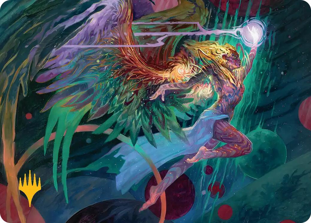 Exalted Sunborn Art Card (Gold-Stamped Signature) [Edge of Eternities Art Series] | Lots Moore NSW