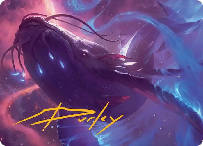 Starbreach Whale Art Card (Gold-Stamped Signature) [Edge of Eternities Art Series] | Lots Moore NSW