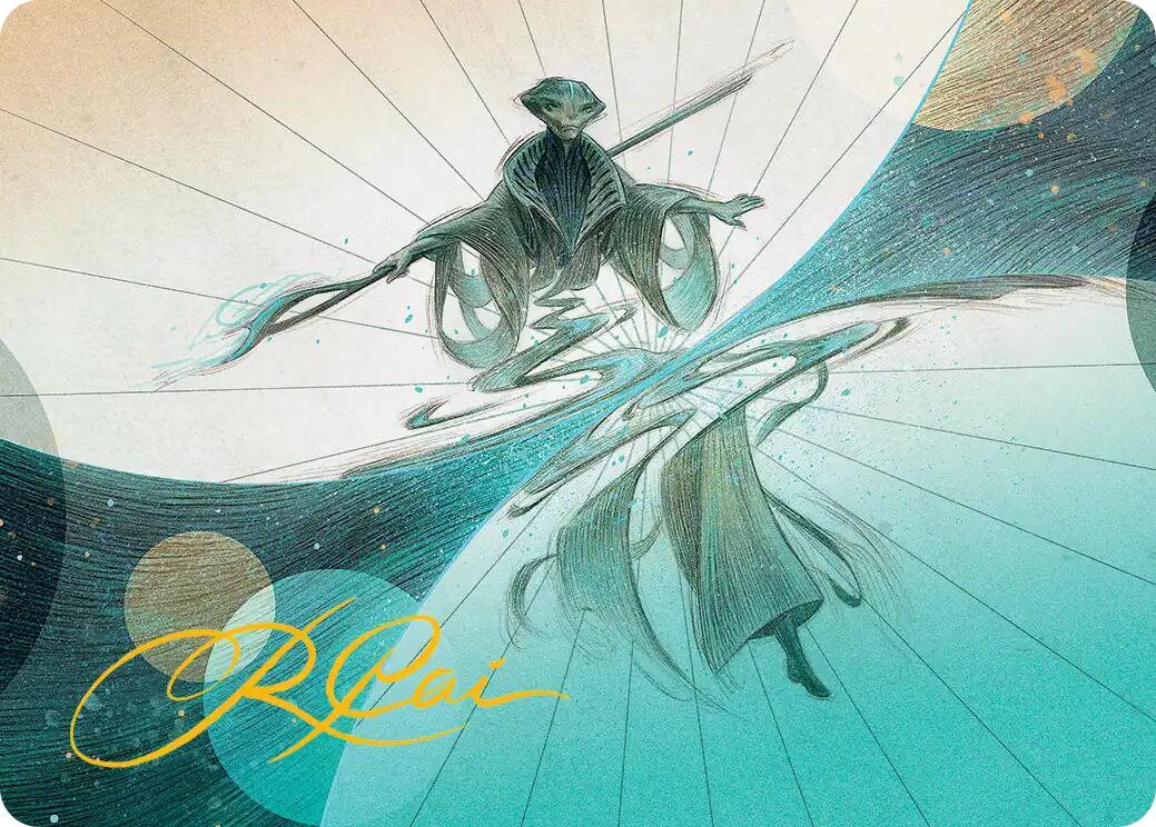 Weftwalking Art Card (Gold-Stamped Signature) [Edge of Eternities Art Series] | Lots Moore NSW