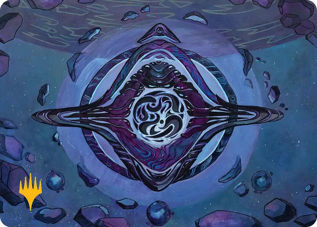 Archenemy's Charm Art Card (Gold-Stamped Planeswalker Symbol) [Edge of Eternities Art Series] | Lots Moore NSW
