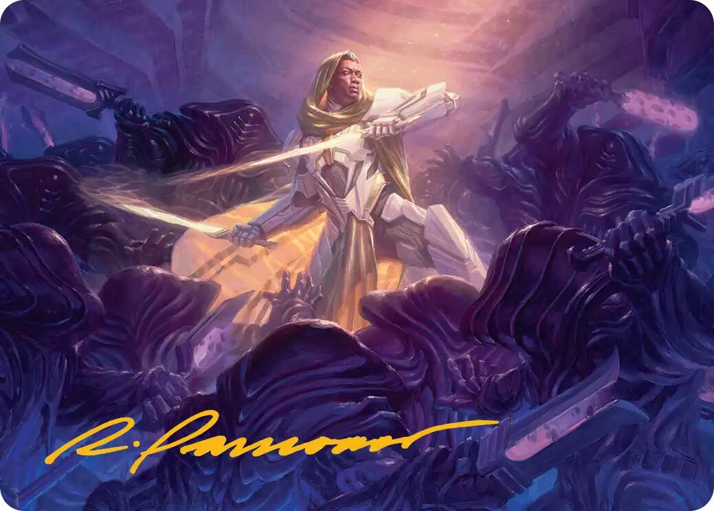 Syr Vondam, Sunstar Exemplar Art Card (Gold-Stamped Signature) [Edge of Eternities Art Series] | Lots Moore NSW