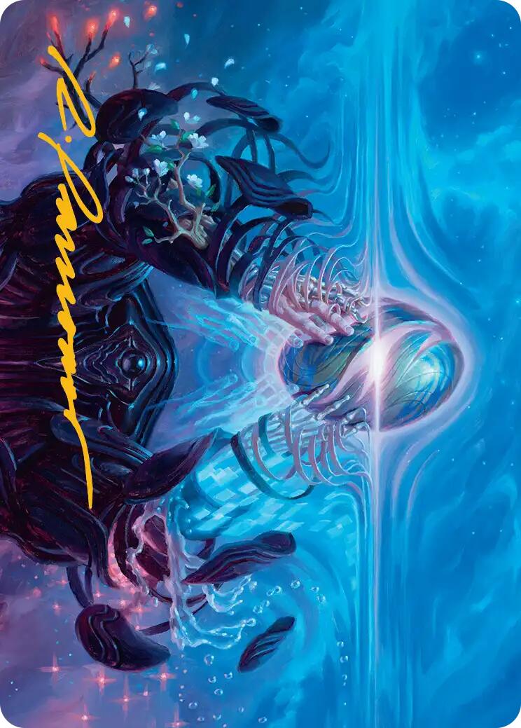The Endstone Art Card (Gold-Stamped Signature) [Edge of Eternities Art Series] | Lots Moore NSW
