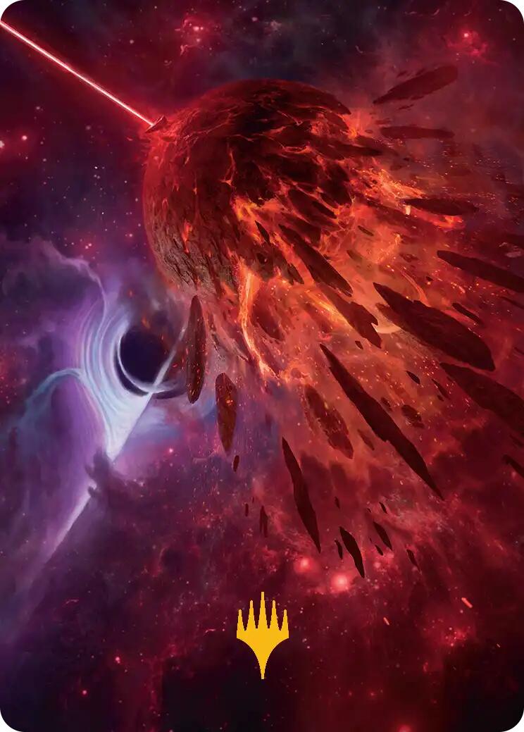 Kavaron, Memorial World Art Card (Gold-Stamped Planeswalker Symbol) [Edge of Eternities Art Series] | Lots Moore NSW
