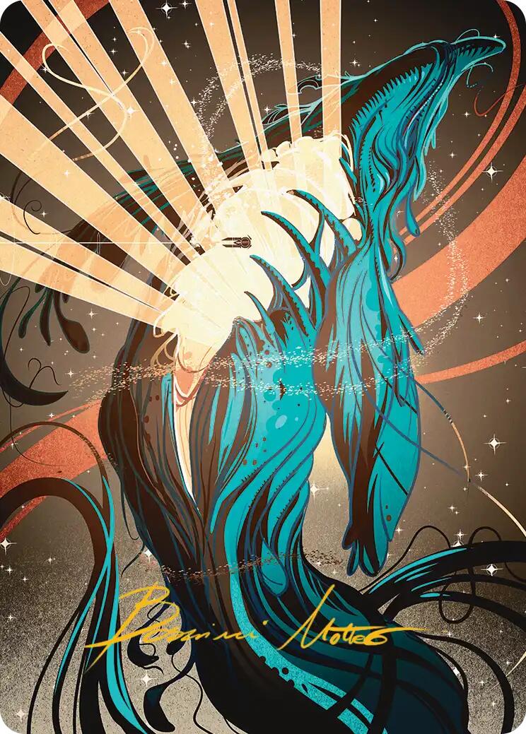 Swarmyard Art Card (Gold-Stamped Signature) [Edge of Eternities Art Series] | Lots Moore NSW