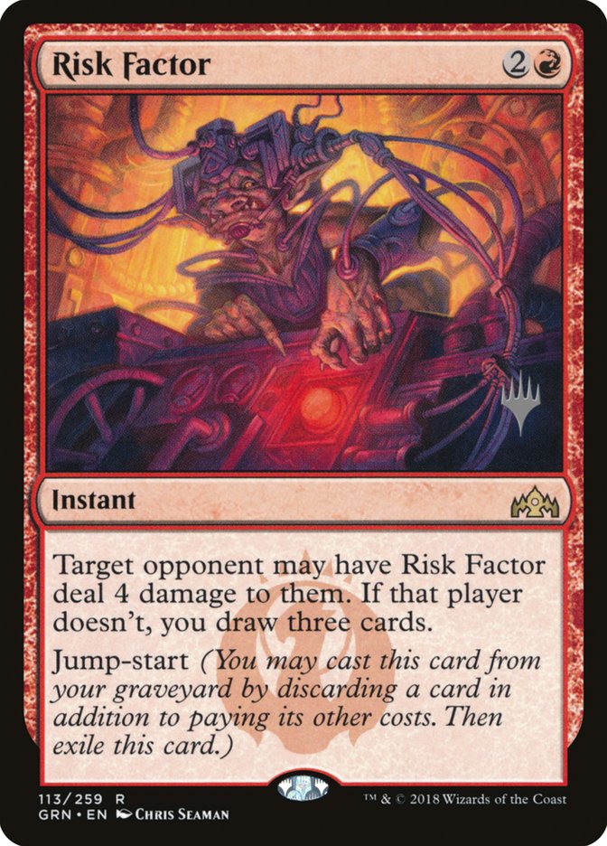Risk Factor (Promo Pack) [Guilds of Ravnica Promos] | Lots Moore NSW
