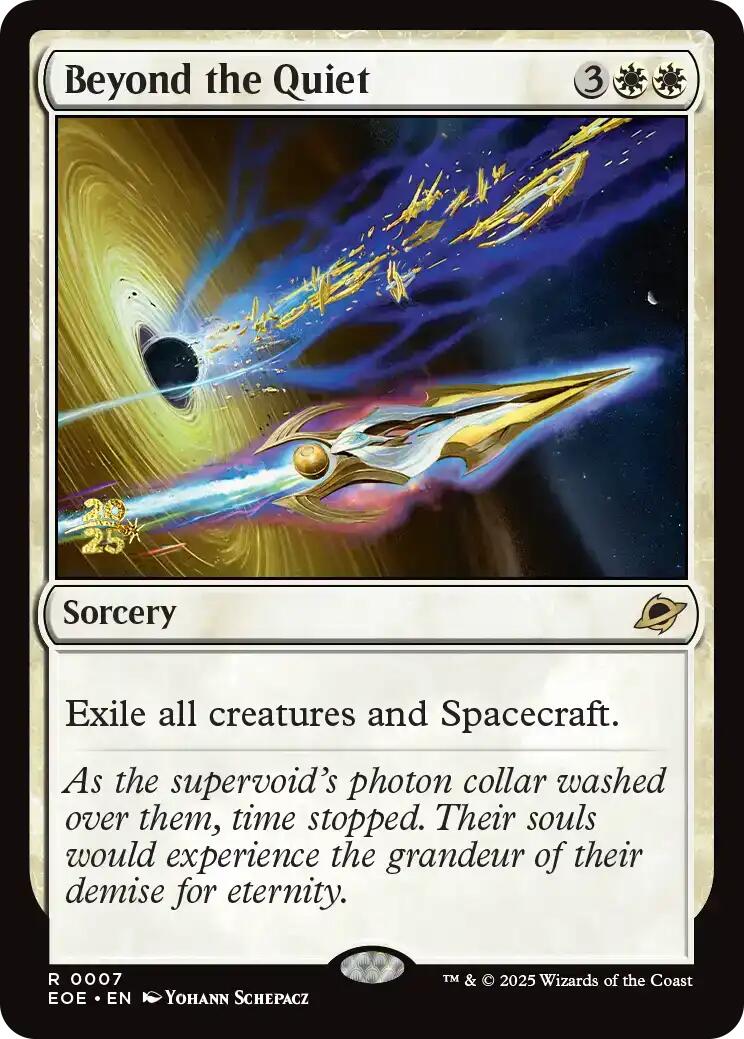 Beyond the Quiet [Edge of Eternities Prerelease Promos] | Lots Moore NSW