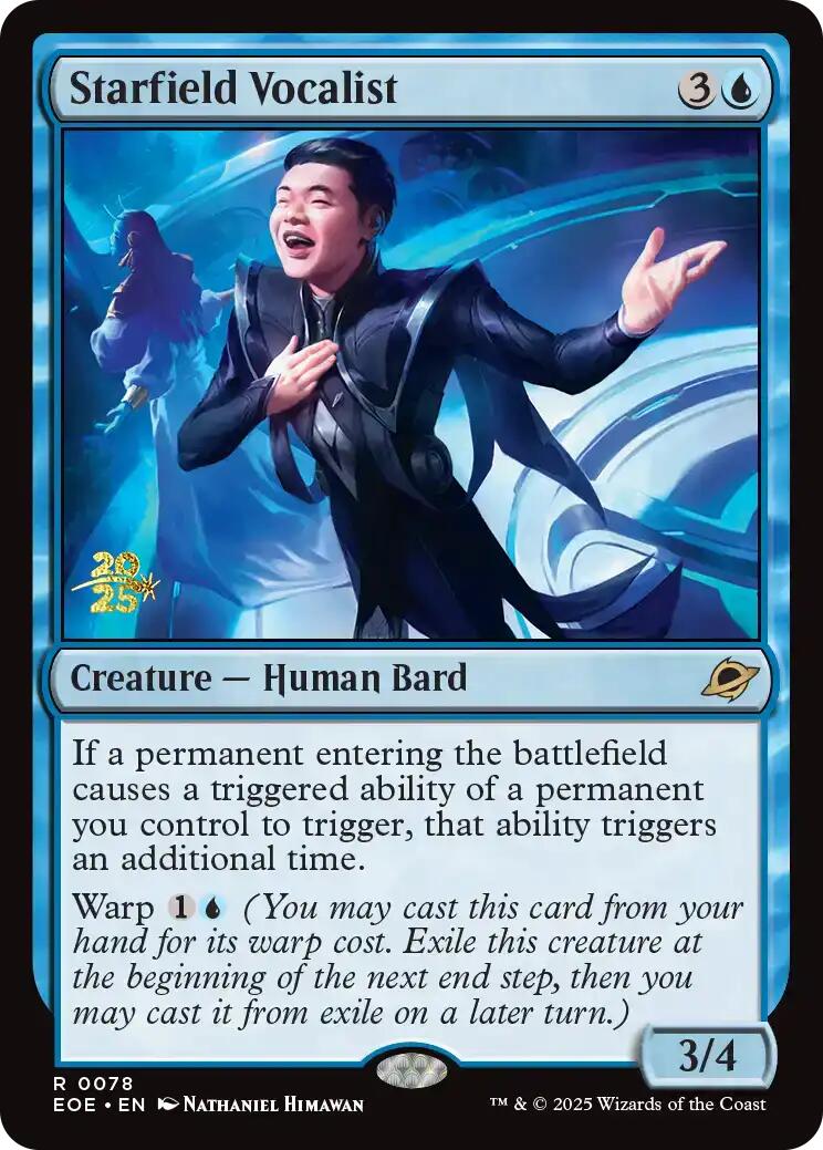Starfield Vocalist [Edge of Eternities Prerelease Promos] | Lots Moore NSW