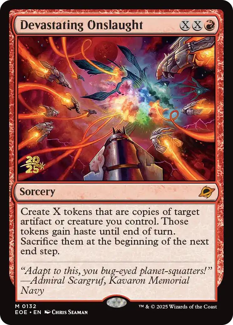 Devastating Onslaught [Edge of Eternities Prerelease Promos] | Lots Moore NSW