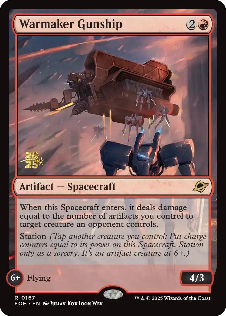 Warmaker Gunship [Edge of Eternities Prerelease Promos] | Lots Moore NSW
