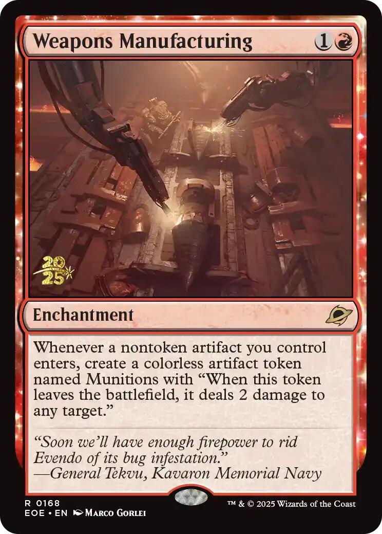 Weapons Manufacturing [Edge of Eternities Prerelease Promos] | Lots Moore NSW
