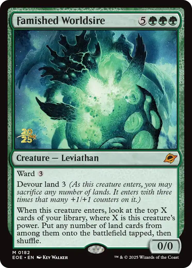 Famished Worldsire [Edge of Eternities Prerelease Promos] | Lots Moore NSW