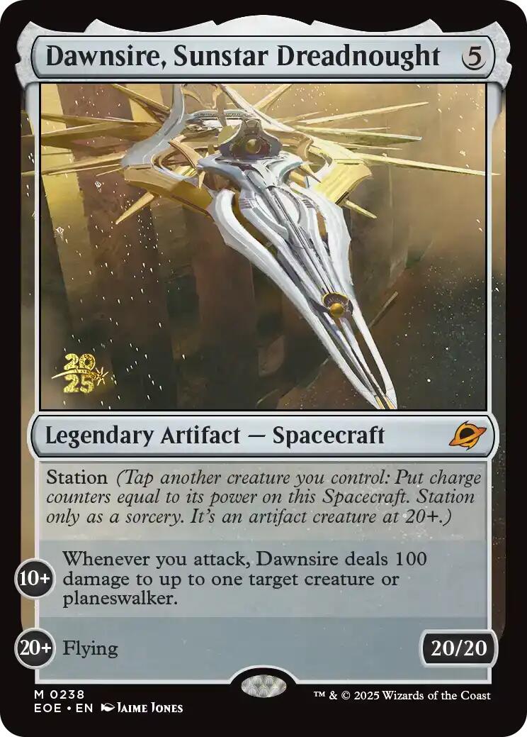 Dawnsire, Sunstar Dreadnought [Edge of Eternities Prerelease Promos] | Lots Moore NSW