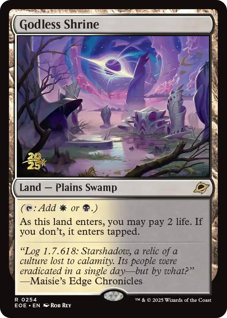 Godless Shrine [Edge of Eternities Prerelease Promos] | Lots Moore NSW